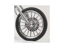 Harley Davidson Sportster [2014-2020]-Nitro-18 2-part brake disc black-2