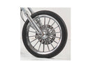 Harley Davidson Softail [2000-2014] – Nitro-18 2-teiliger Bremsscheibe Schwarz …-7