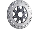 Harley Davidson Touring [2008-2024]-Meridian 2-part brake disc black back-1