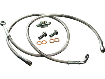 Harley Davidson FLHR [2008-2008] – OEM Style Bremsleitungssatz aus Edelstahl …