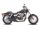 Harley Davidson FXDF [2014-2016] – Doppelrillen Slip-On Schalldämpfer Schwarz Satin-4