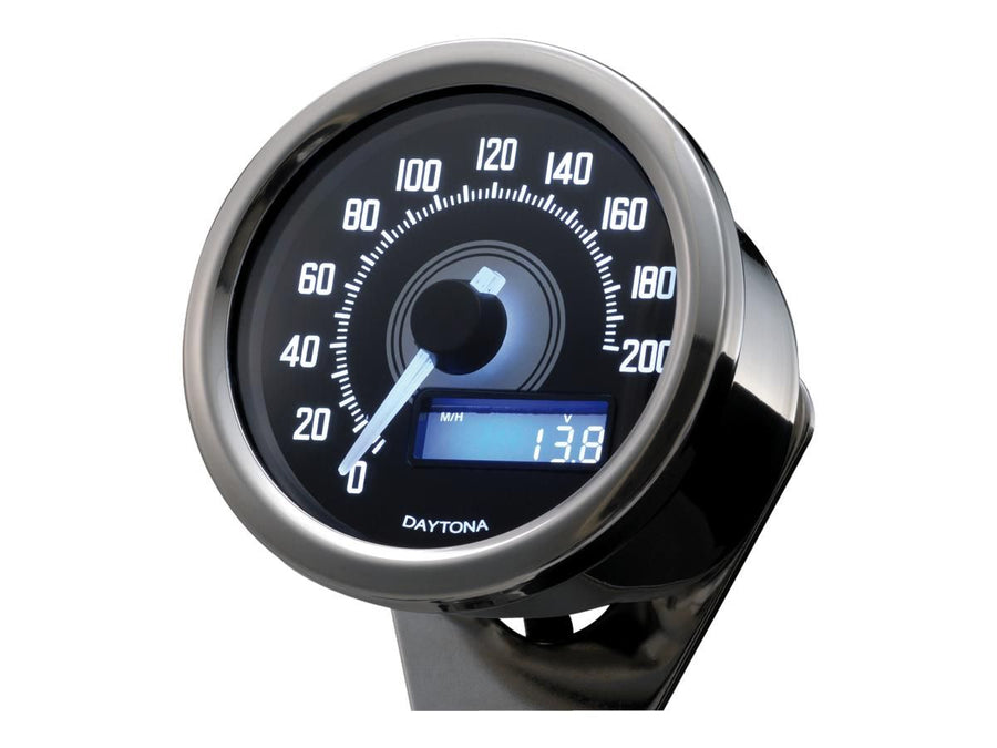 Harley Davidson Sportster [1986-2013] -EVONA60 TACHOMETRO Acciaio inossidabile lucido