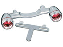 Harley Davidson FLHS [1991-1993] – Bullet Light Heckblinkerleiste Chrom Rot-4
