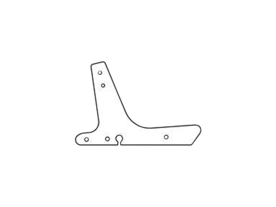 Harley Davidson Sportster [2004-2020] – Sissy Bar Seitenplatten Chrom