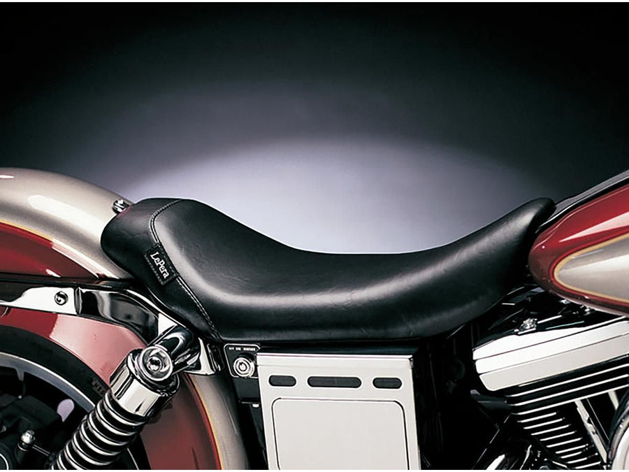 Harley Davidson FXDWGI [2004-2005] – Bare Bones Solo Sitz Glattes Schwarzes Vinyl