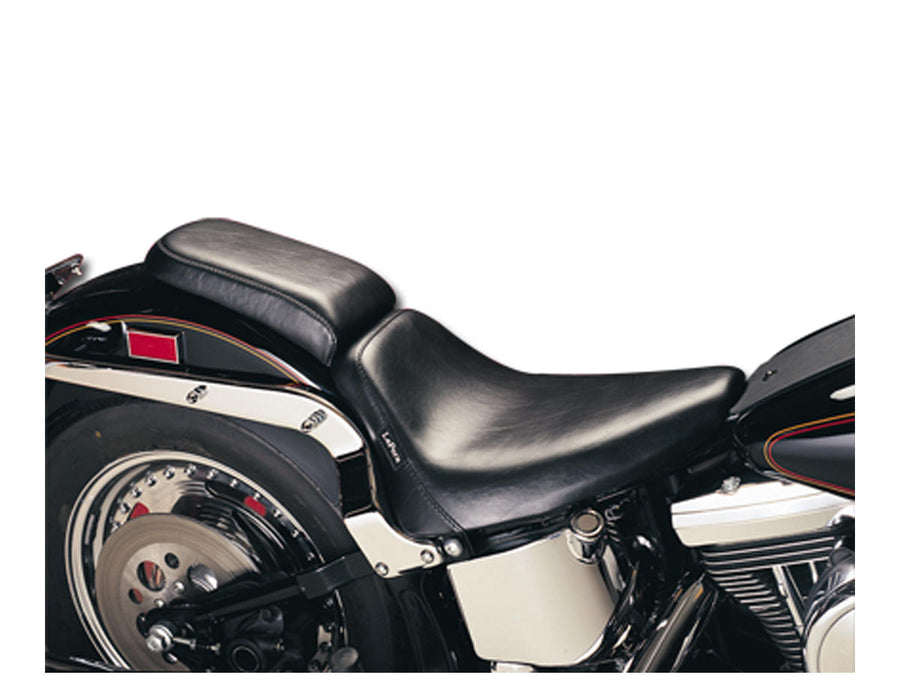 Harley Davidson Softail [2006-2017] -Bare's Bone's Solo Seat Black Black Vinyl