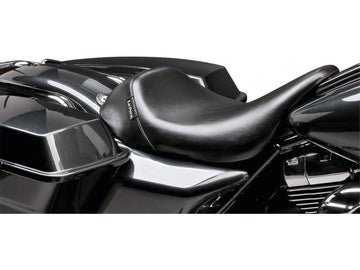 Harley Davidson Touring [2008-2025] -Bare's Bone's Solo Seat Black Vinyl