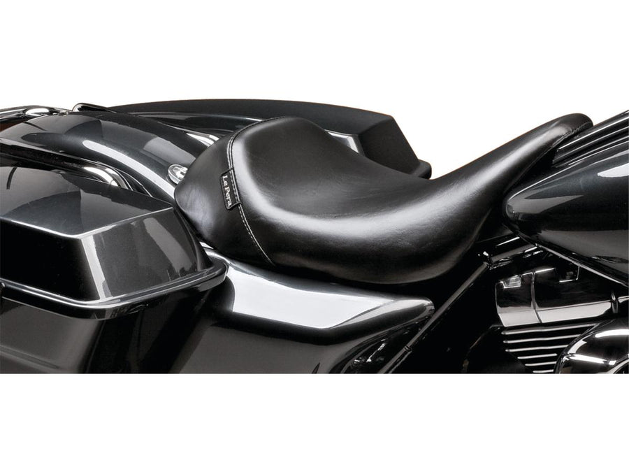 Harley Davidson Touring [2008-2025] -Bare's Bone's Solo Seat Black Vinyl