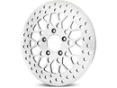 Harley Davidson Sportster [1985-2013] -Mesh Brake Disc Acciaio inossidabile lucido 11,5 "-3