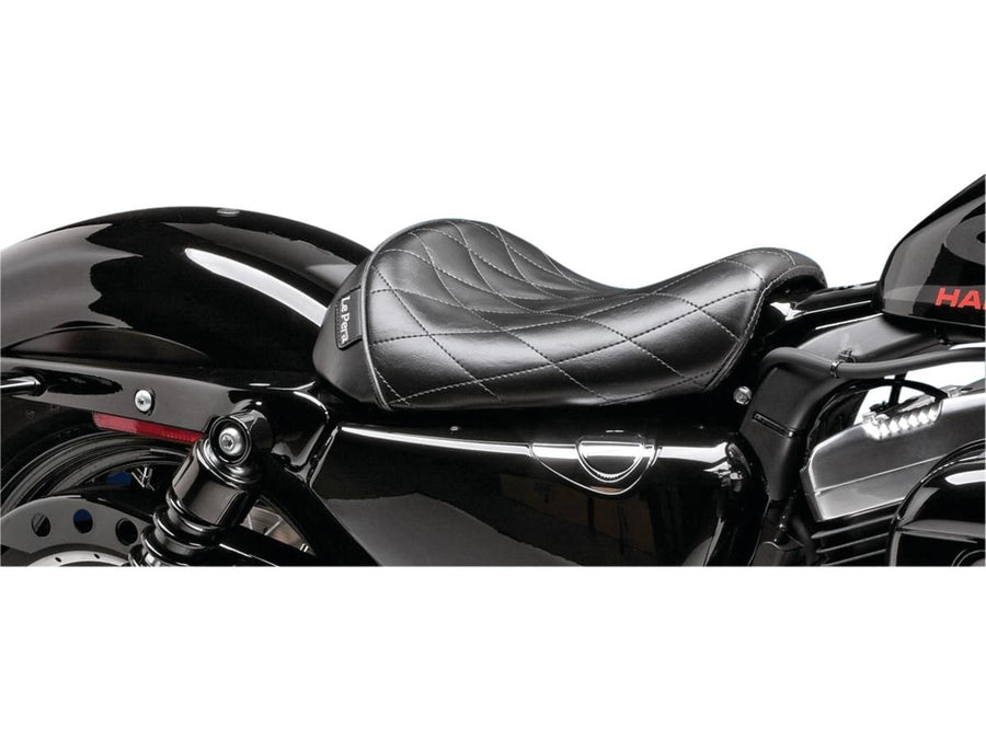 Harley Davidson XL1200V [2012-2016] – Bare Bones Solo Sitz Diamond Stitch Schwarzes