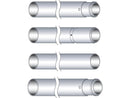 Harley Davidson Softail [1984-1999] -41mm Piperi forcelle cromate duramente fl +8 "/flst-2