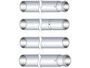 Harley Davidson Softail [1984-1999] -41mm Piperi forcelle cromate duramente fl +8 "/flst-5