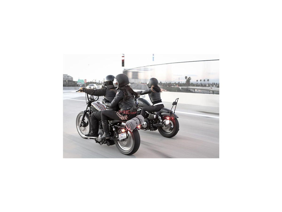 Harley Davidson Sportster [2004-2020]-High Sissy Bar with upholstered black