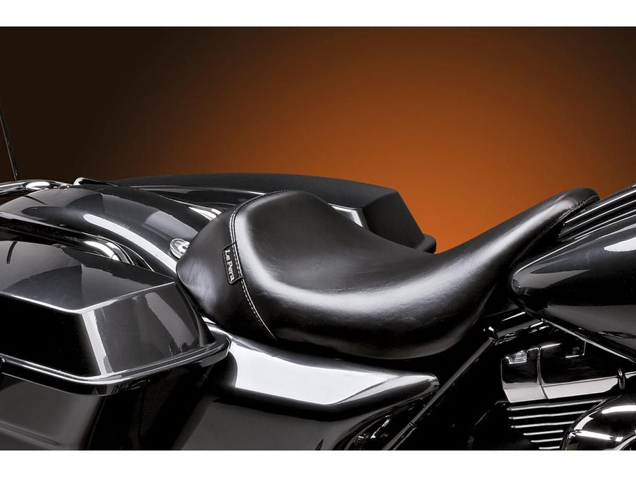 Harley Davidson Touring [2008-2025] – Bare Bones PYO Gastank Solositz Schwarzes Vinyl