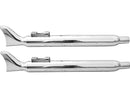 Harley Davidson Touring [1995-2016] – Fishtail Slip-On Schalldämpfer Chrom-1
