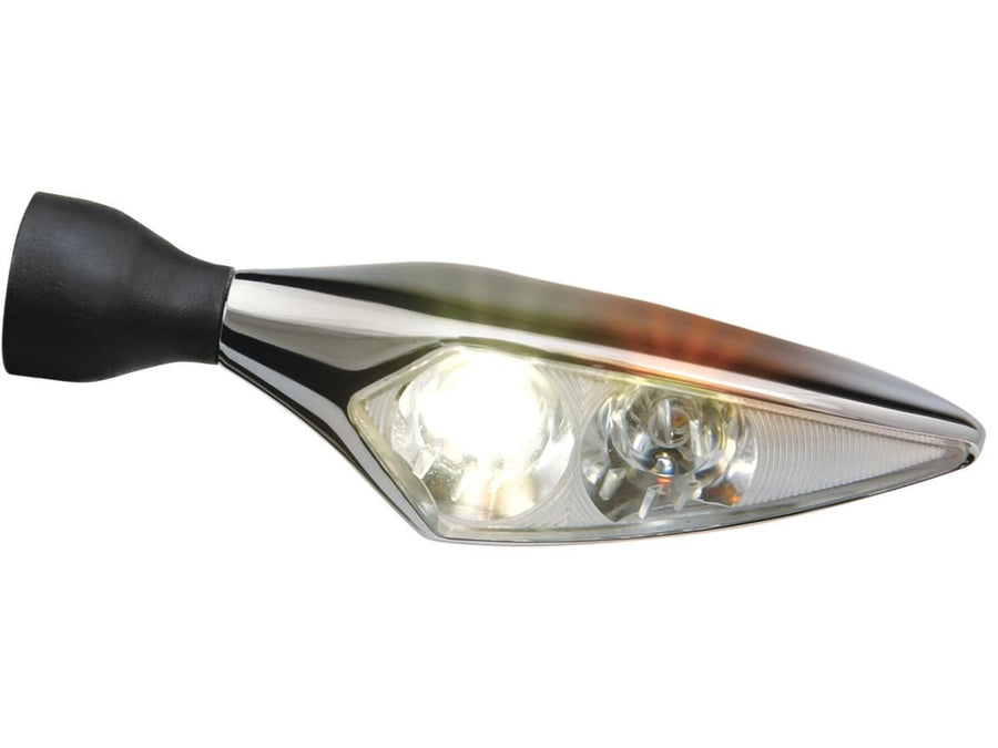 Harley Davidson - Micro Rhombus PL Titan Led Blinker/Position light on the front left titanium ...