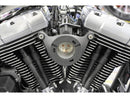Harley Davidson Dyna [1999-2017] – Atemhalterung Schwarz Gekräuselt-5