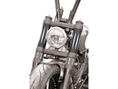 Harley Davidson Dyna Note [2006-2017]-Upper Forks Caps Alluminio lucido-1