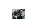 Harley Davidson Dyna [1992-2017] -headlight holder anodizzato d'argento-2