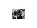 Harley Davidson Dyna [1992-2017] -headlight holder anodizzato d'argento-5