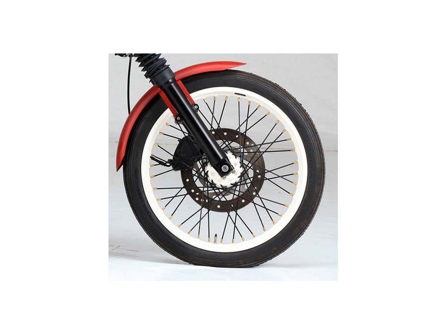 Harley Davidson - TTS Speichen Set, 21 "Long, Black Chrome -placcato, per i cerchi TTS