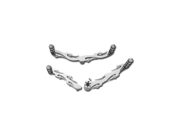Harley Davidson Touring [2008-2013] -Flame and Skull 08-Up H/T Set Querlenker