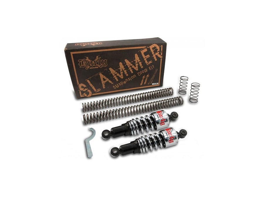 Harley Davidson Touring [1985-2013] -Slammer Abbassing Tasso Chrome nella parte anteriore