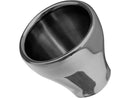 Harley Davidson – ENDCAP TRUMPET Billet Endkappen Trompete Schwarz 60 mm-1