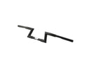 Harley Davidson – 1 1/4" Z-Bar mit 1" Klemmdurchmesser, gekerbter Lenker, 3-Loch-4