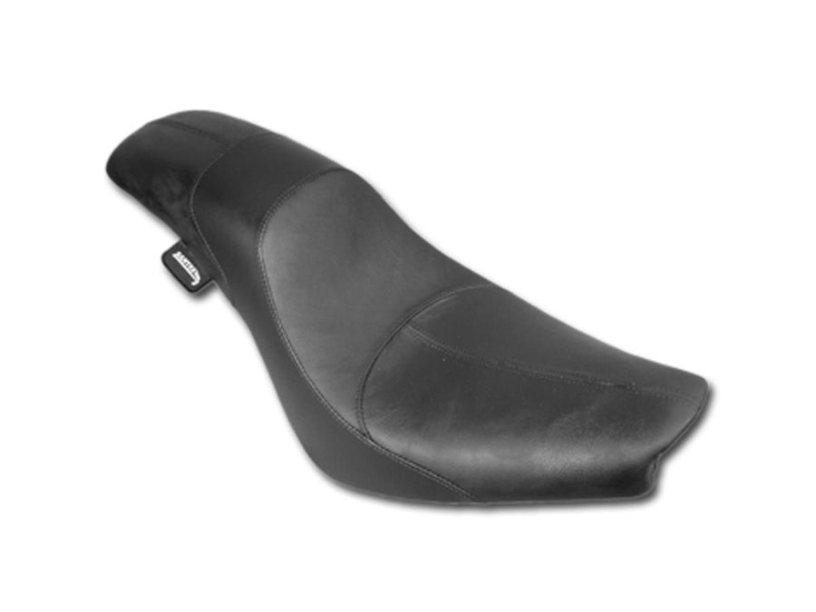 Harley Davidson FLHR [2016-2022] – Minotaur Glattes Sitz Schwarz Leder Vinyl