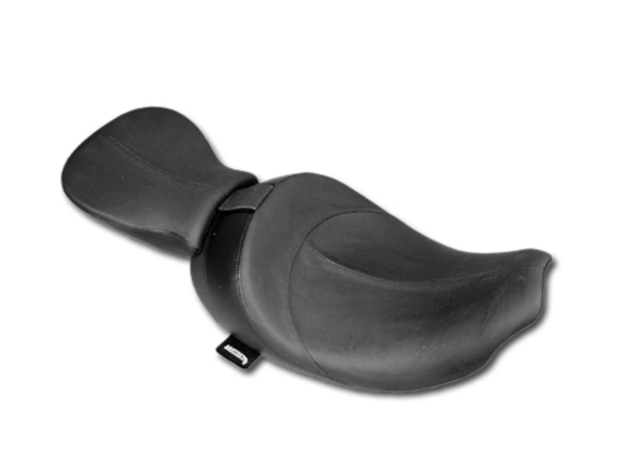 Harley Davidson FLHR [2016-2022] – Hydra Glatt Sitz Schwarzes Leder Vinyl