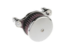 Harley Davidson Dyna [1999-2017]-high-performance air filter chrome-4