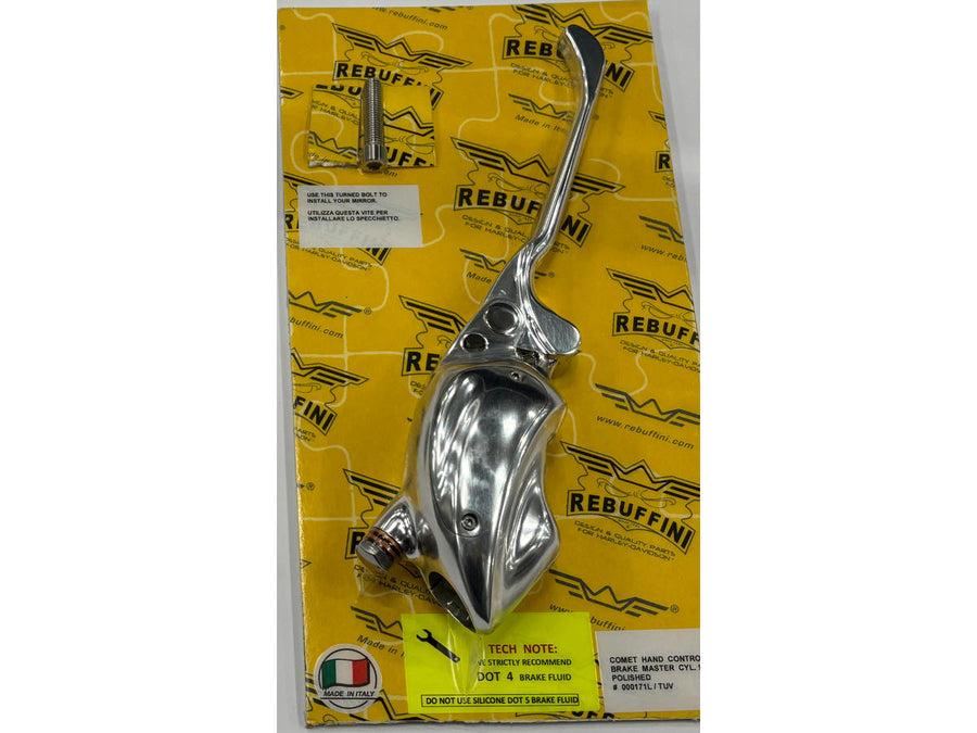 Harley Davidson – REBUFFINI COMET BREMSHAUPTZYLINDER 9/16" POL. nur D.O.T. 4 oder 5.1