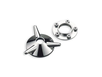 Harley Davidson FX Model [1985-1994] – Vintage Spinner Achsabdeckung Chrom