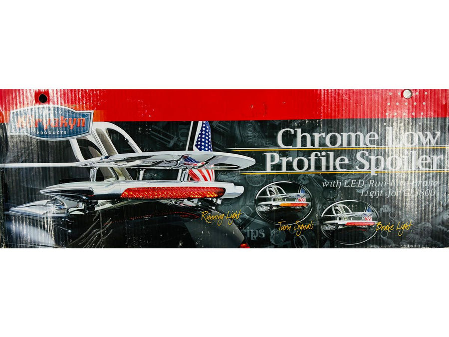 Harley Davidson-Chrome Low profile spoiler with R-T-B light