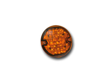 Harley Davidson Flhtcu [2012-2013] -Flat Blinker Insert Chrome Amber