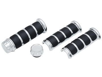 Harley Davidson Touring [2008-2024] -Iso Cover per manico per manici riscaldati HD Chrome