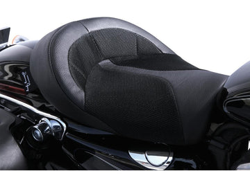 Harley Davidson Dyna [2006-2017] -Bigist Solo Air-2 Seat Black