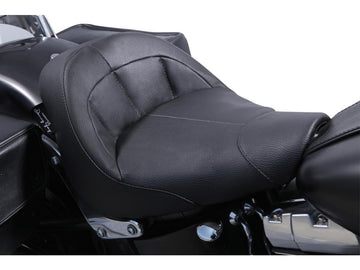 Harley Davidson Flstf [2014-2017] -Bigist Solo Air-1 Seat Black Vinyl