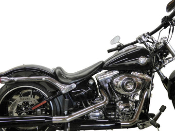 Harley Davidson FXSBSE [2013-2014] -Bare's Bone's Solo Seat Black Black Vinyl