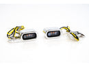 Harley Davidson Touring [2021-2024] – Streifen LED Blinker Aluminium Poliert Licht-1