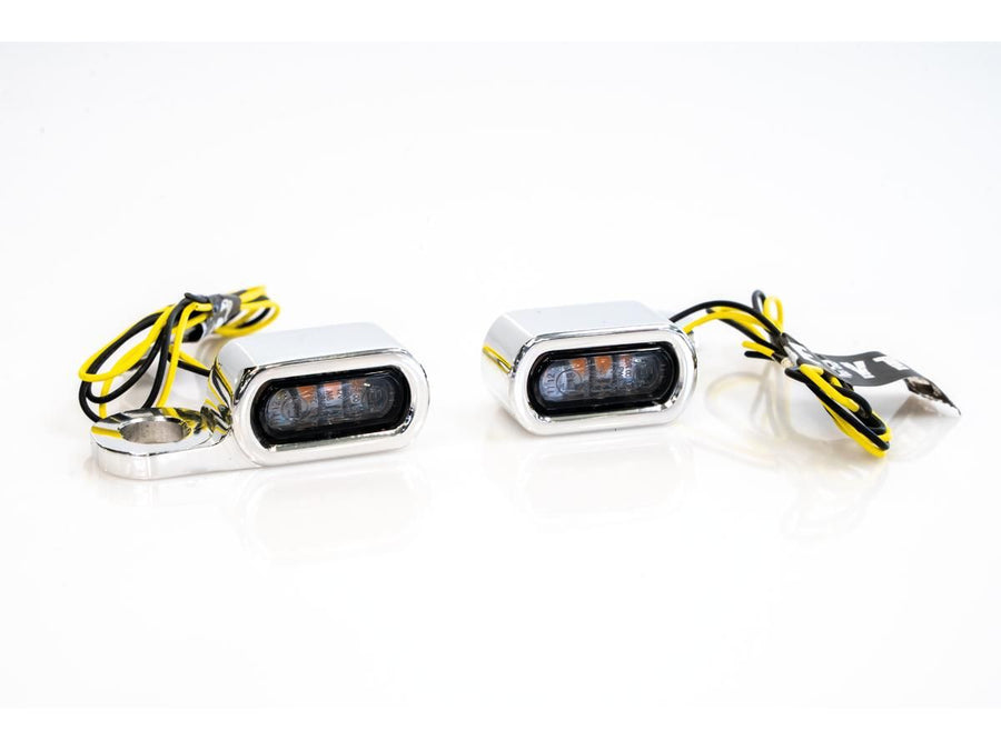 Harley Davidson Touring [2021-2024] – Streifen LED Blinker Aluminium Poliert Licht
