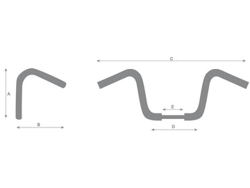 Harley Davidson Touring [2008-2013] -1 1/4 "Rubanta per escavatore grasso non ha notato 3 buche - 0