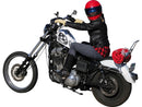 Harley Davidson Sportster [2004-2020]-High Sissy Bar with upholstery, chrome-plated-3