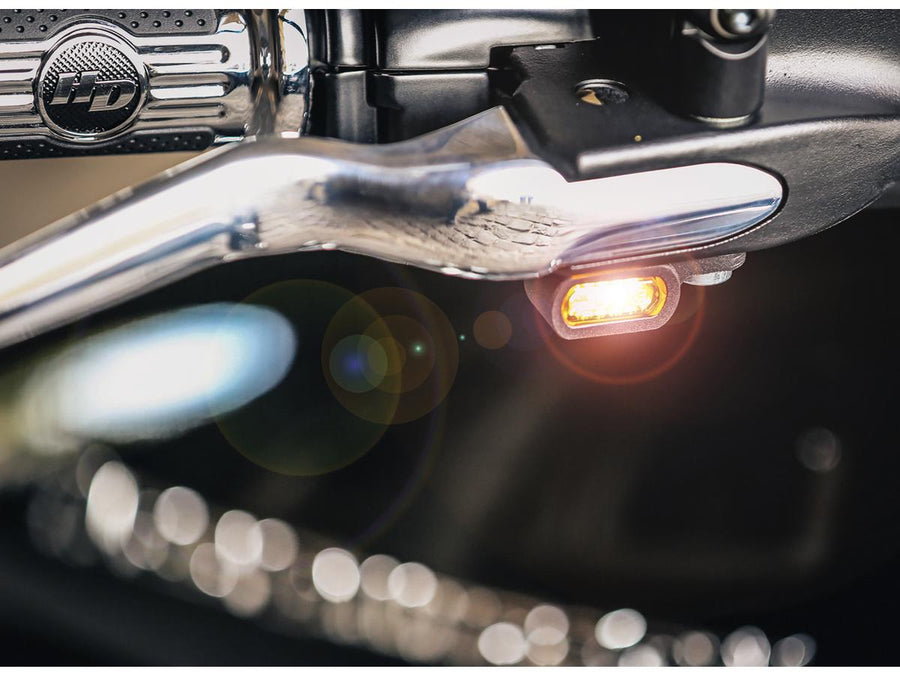 Harley Davidson Sportster [2014-2020]-Stries LED Torn Signal Alluminio Lucide Lucide