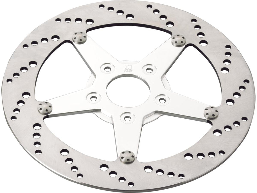 Harley Davidson Dyna [2000-2017]-Acciaio inossidabile in alluminio a disco freno folle 11,5 "