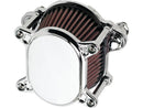 Harley Davidson Dyna [1999-2017] -Ega Filtro aria liscia Chrome-1