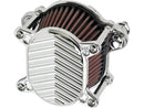 Harley Davidson Dyna [1999-2017] -Ega V-Fin Air Filter Chrom-1