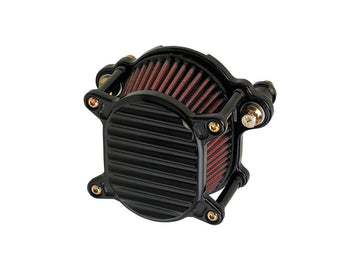 Harley Davidson Sportster [1991-2006] – Omega Lamellen-Luftfilter Schwarz
