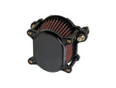 Harley Davidson Sportster [1991-2006] – Omega Glatter Luftfilter Schwarz-1